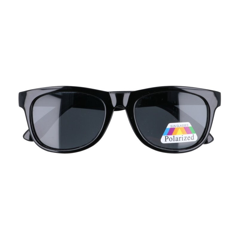 Polarzone Čierne detské polarizačné okuliare Wayfarer 63108959