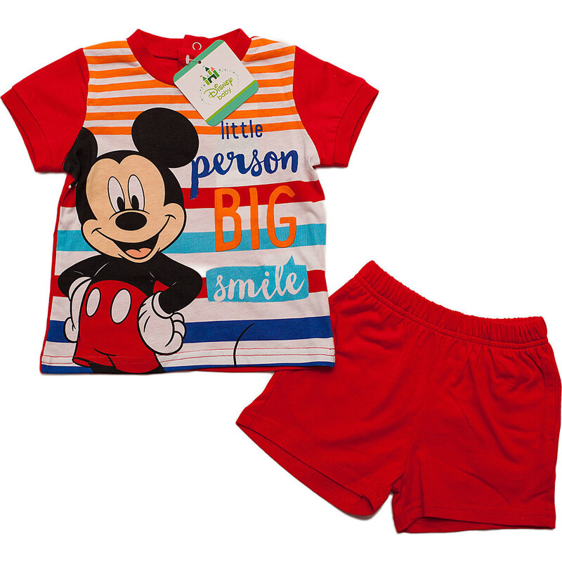 Mickey Mouse červený chlapčenský baby set 16480329