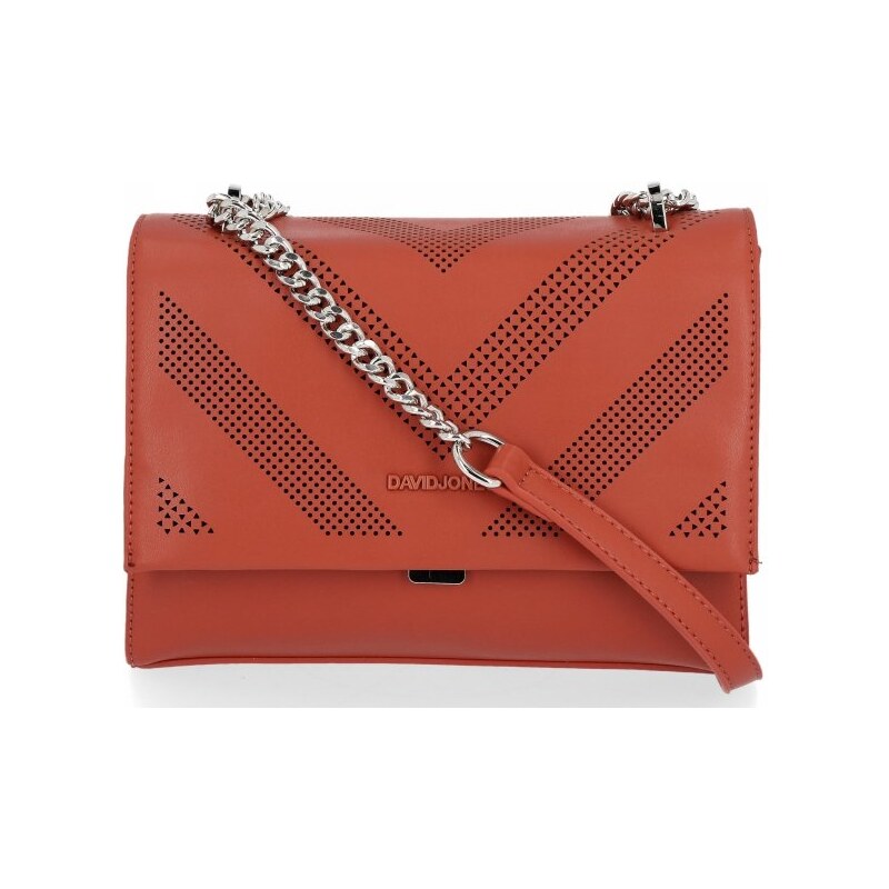 Dámska kabelka listonoška David Jones tehlová 6281-1 27612873
