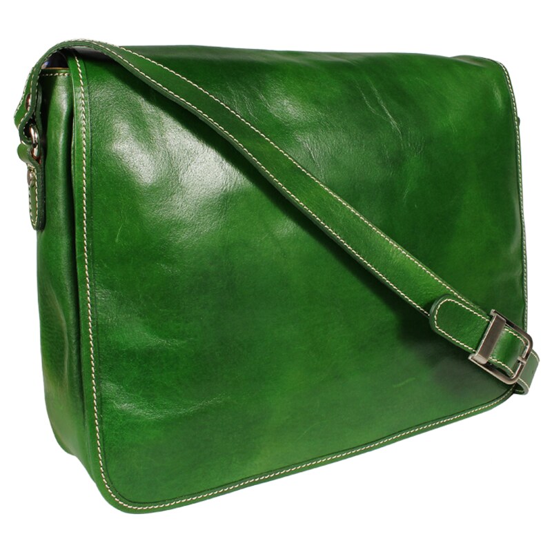 Kožená aktovka Lorenzo Verde zelená NovaKabelka.sk 4666208