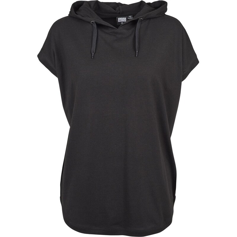 Urban Classics Womens sleeveless jersey with hood black 50516713