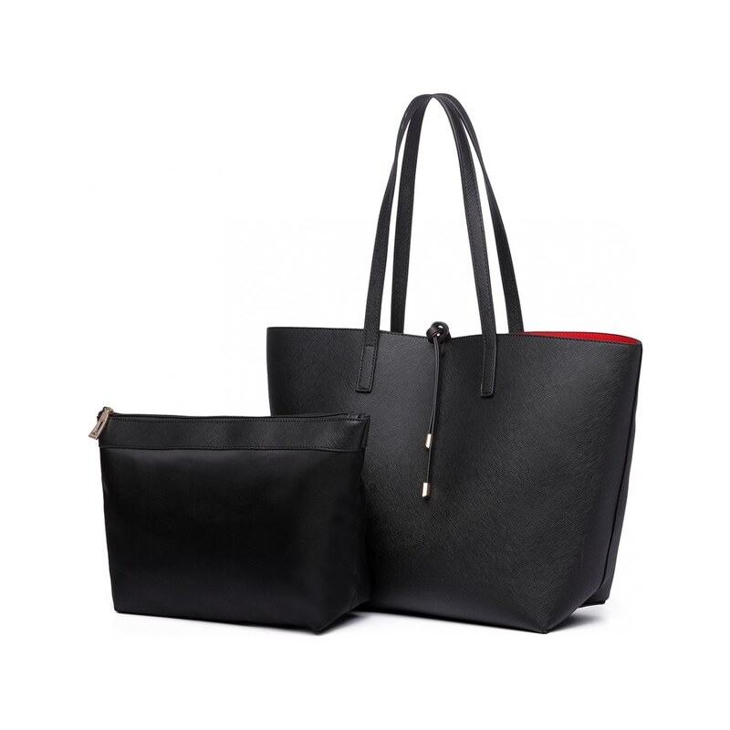 Miss Lulu Kabelka - shopper, obojstranná, tote, čierna 16547594