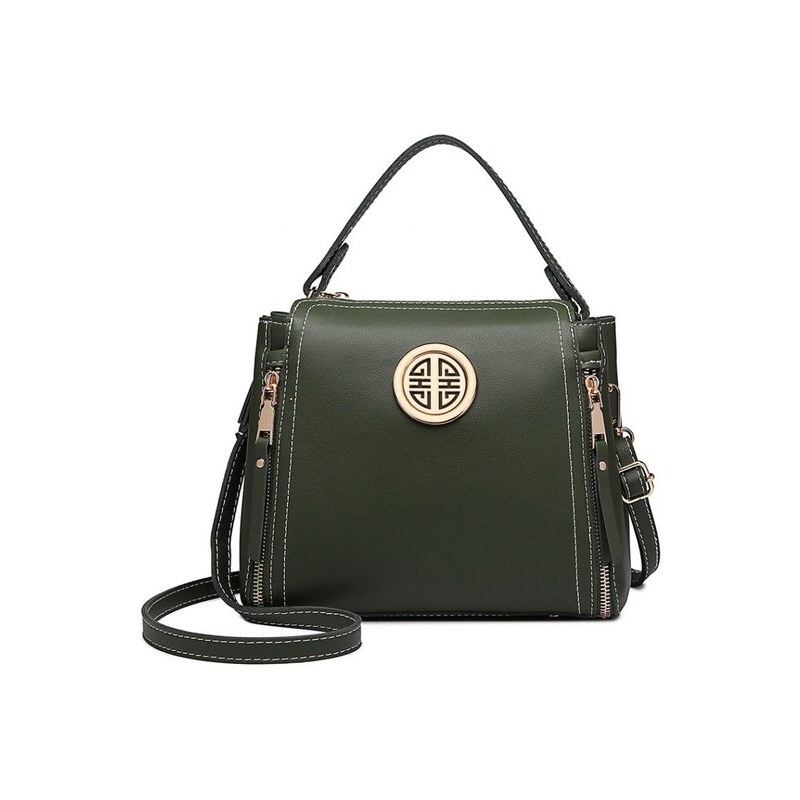 Miss Lulu Kabelka - Arcadia, eko kožená s doplnkami, zelená 12206661