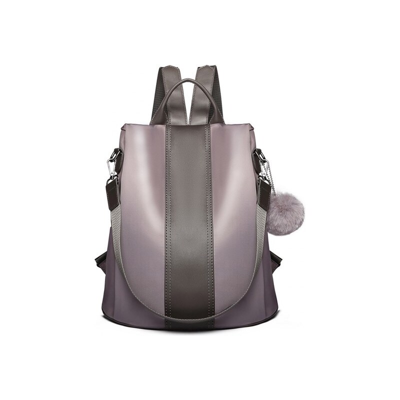 Miss Lulu Batoh - elegantný cez rameno s pompom príveskom, sivý 16547719