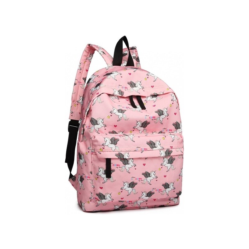 Miss Lulu Ruksak - unicorn dievčenský látkový, ružový 32158156