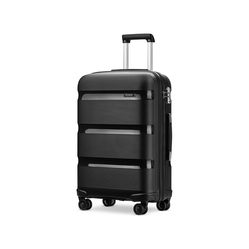 Kufor - KONO pastelový malý na cesty, čierny 28272657