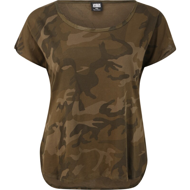 Urban Classics Tričko olivová / tmavozelená 67562044