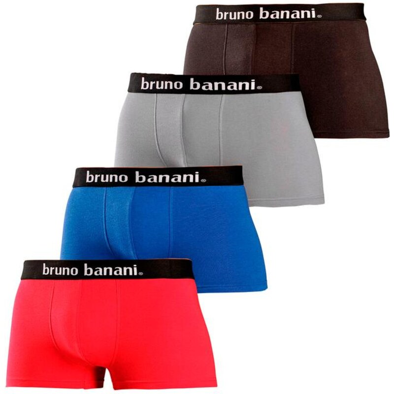 Bruno Banani Boxerky námornícka modrá / sivá / červená / čierna 55503118