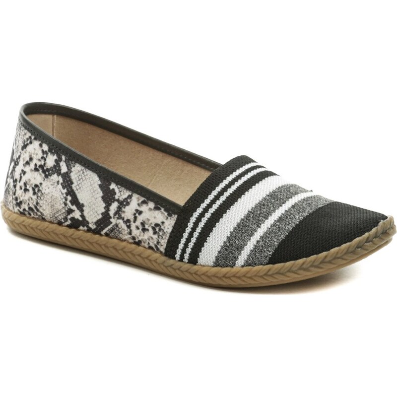 Arno Moleca 5287-260 čierno šedé dámske balerínky 17375375