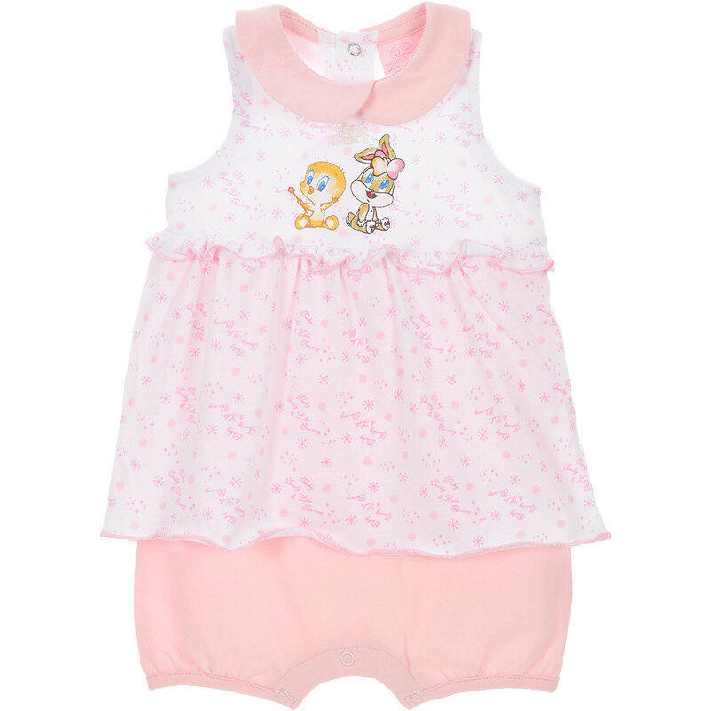 Looney Tunes dievčenské ružovo-biele body 16597614