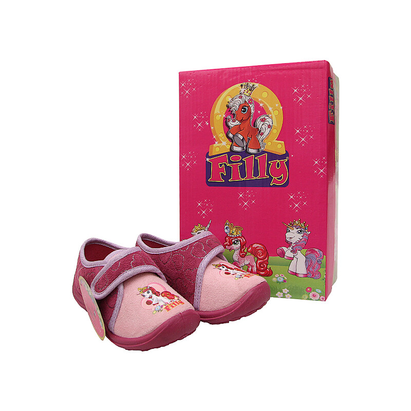 BASIC Filly dievčenské ružové prezuvky 16640928