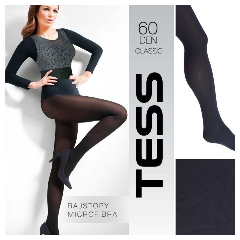 TESS Dámske tmavo-modré pančuchy CLASSIC MICRO 60 DEN 16655811