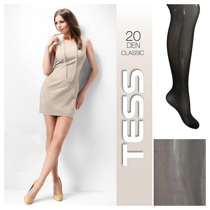 TESS Dámske čierne pančuchy CLASSIC 20 DEN 16655818