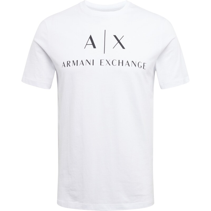ARMANI EXCHANGE Tričko 8NZTCJ čierna / biela 19621501