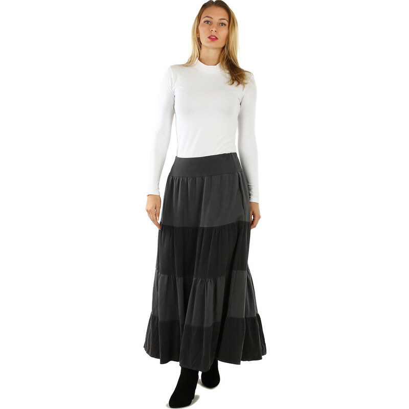 TopMode Dámska dlhá menčestrová sukňa 31809638