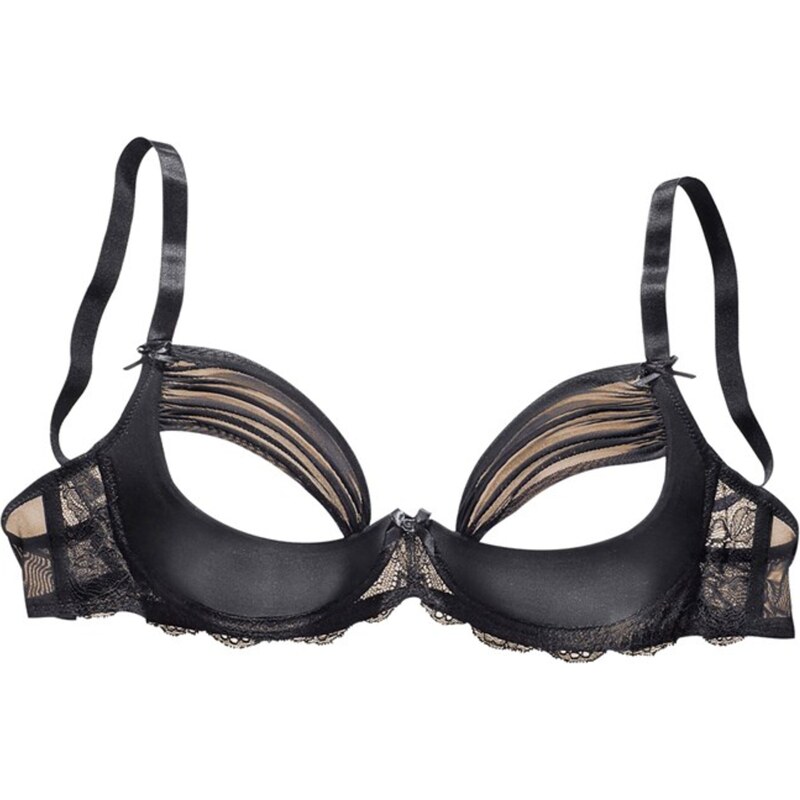 PETITE FLEUR GOLD Podprsenka čierna 63175648