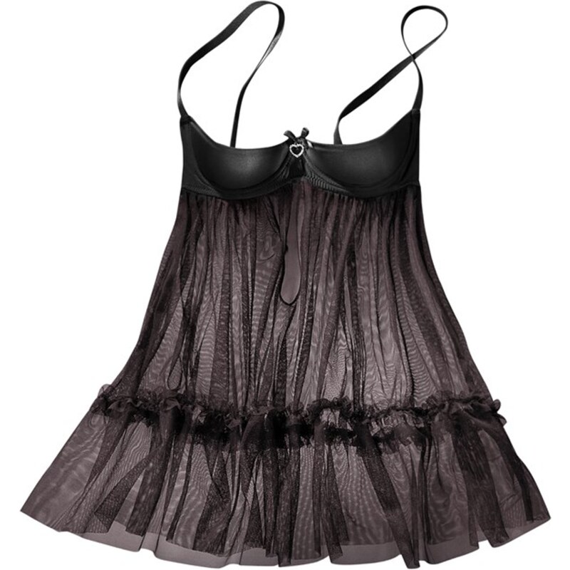 PETITE FLEUR GOLD Negližé čierna 54223236