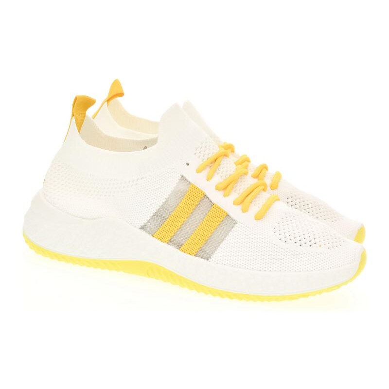 COMER Dámske žlto-biele tenisky ZIOS 16773055