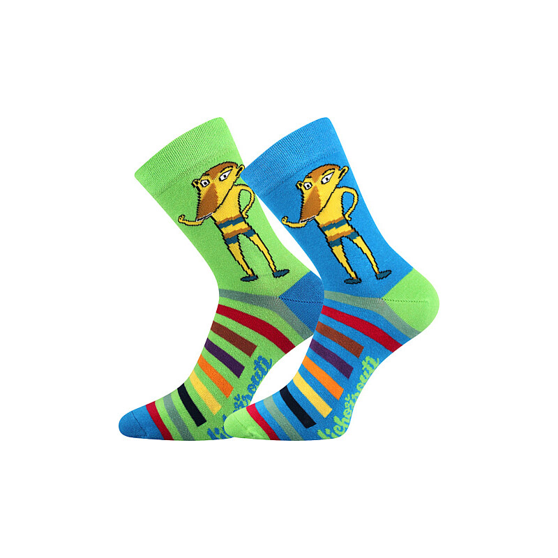 Boma LI00 pánske farebné ponožky k filmu Lichožrouti - vzor RAMSES