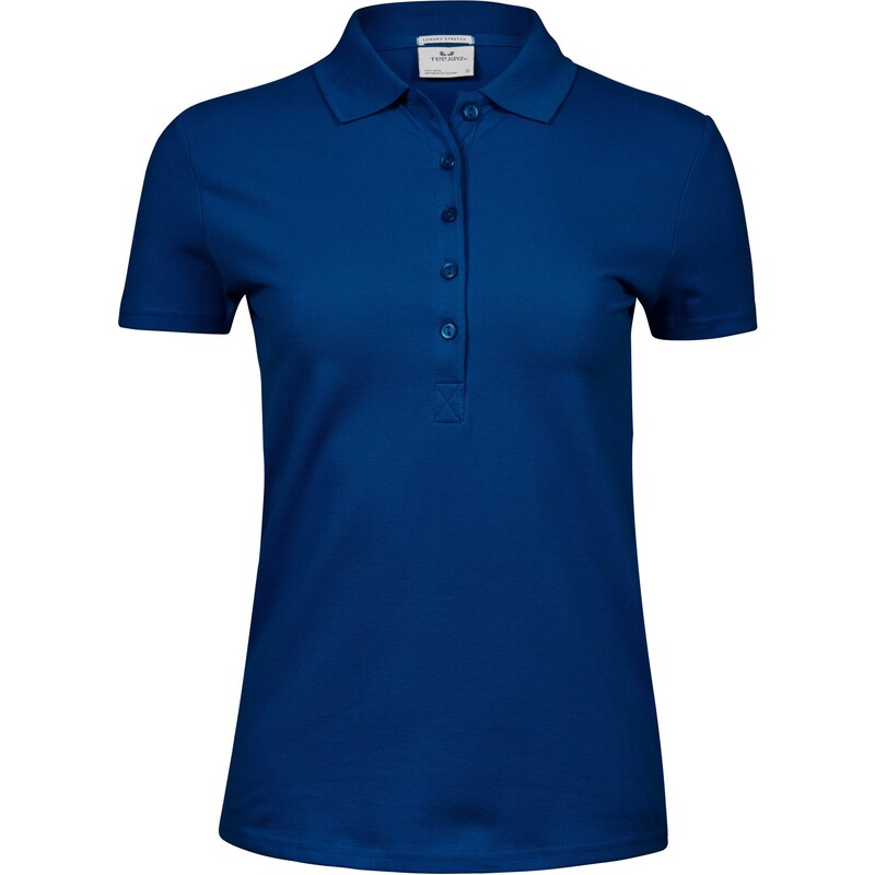 Tee Jays dámske elastické polo krátky rukáv zapínanie 5 gombíkov 62675460