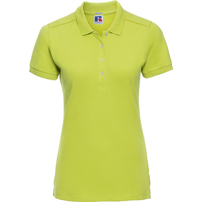 Russell dámske elastické polo bavlna & Lycra dlhší strih Slim fit 62675506