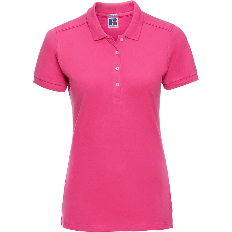 Russell dámske elastické polo bavlna & Lycra dlhší strih Slim fit 62675502