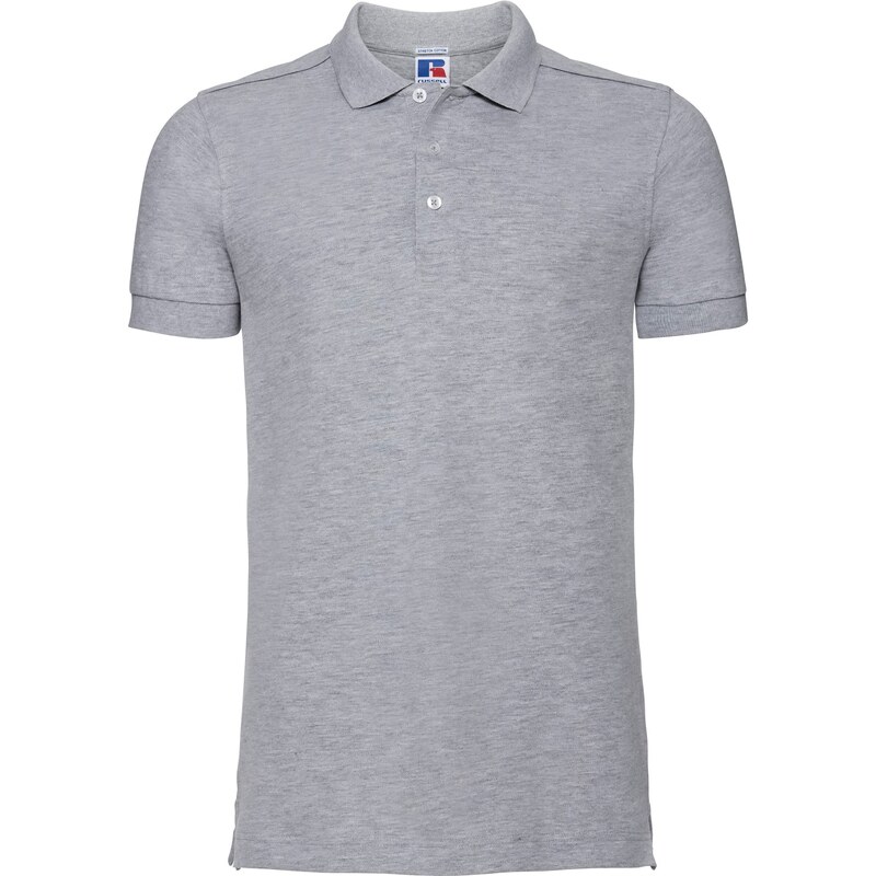 Russell pánske elastické polo bavlna & Lycra dlhší strih Slim fit 62675493
