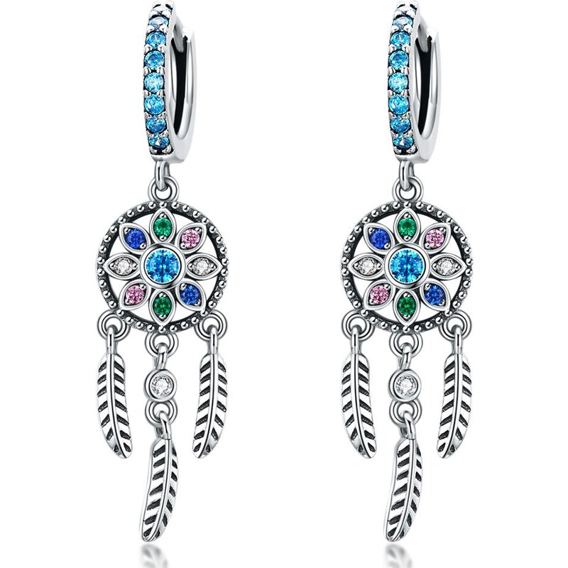 Olivie Strieborné náušnice LAPAČ SNOV 3785 16942798