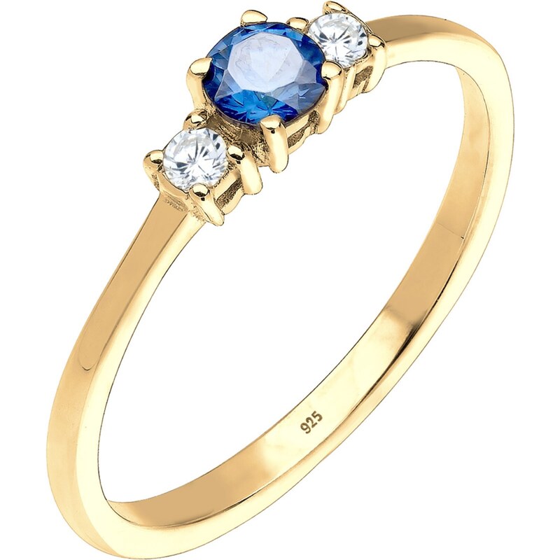 ELLI Prsteň zafírová / zlatá 54223175
