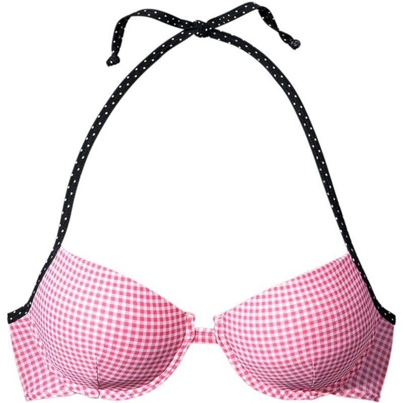 BUFFALO Bikinový top svetloružová / čierna / biela 54220688