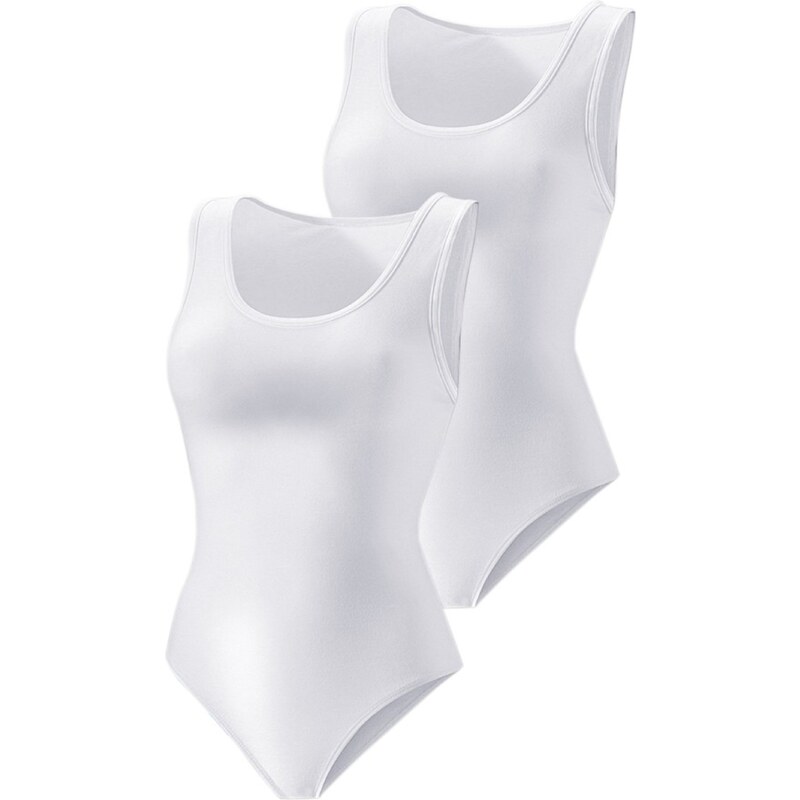 VIVANCE Košeľové body biela 25923666