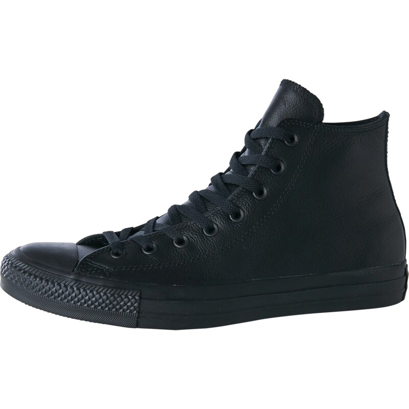 CONVERSE Členkové tenisky Chuck Taylor All Star Leather čierna 22571016