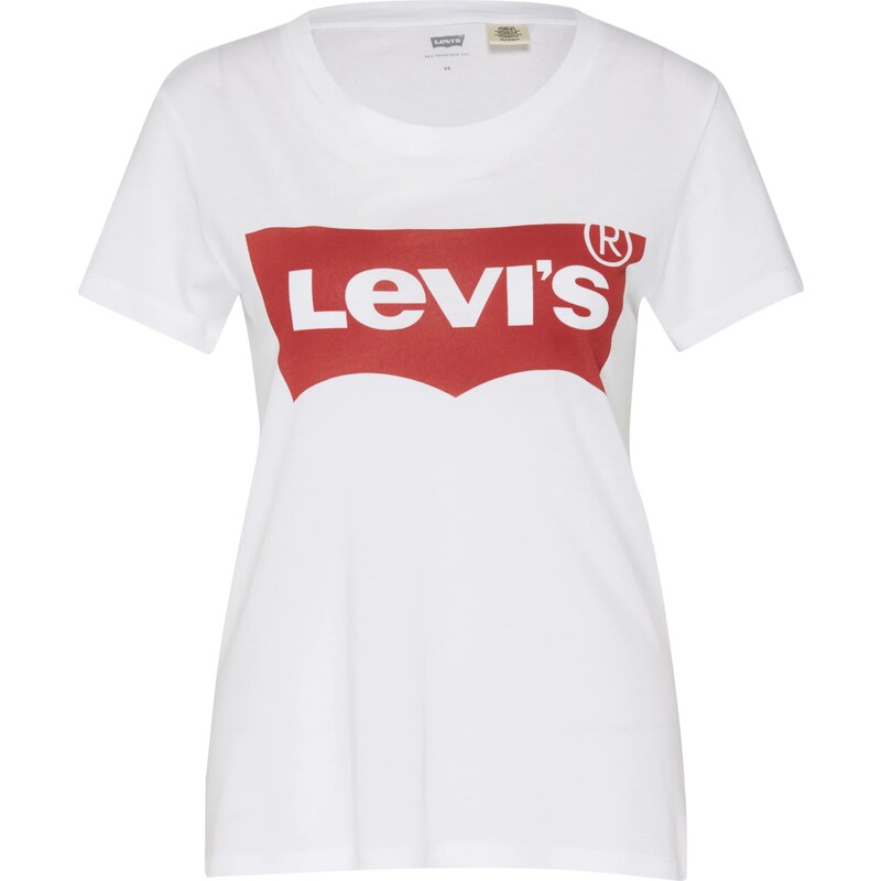 LEVIS Tričko Perfect Tee červená / šedobiela 13963510