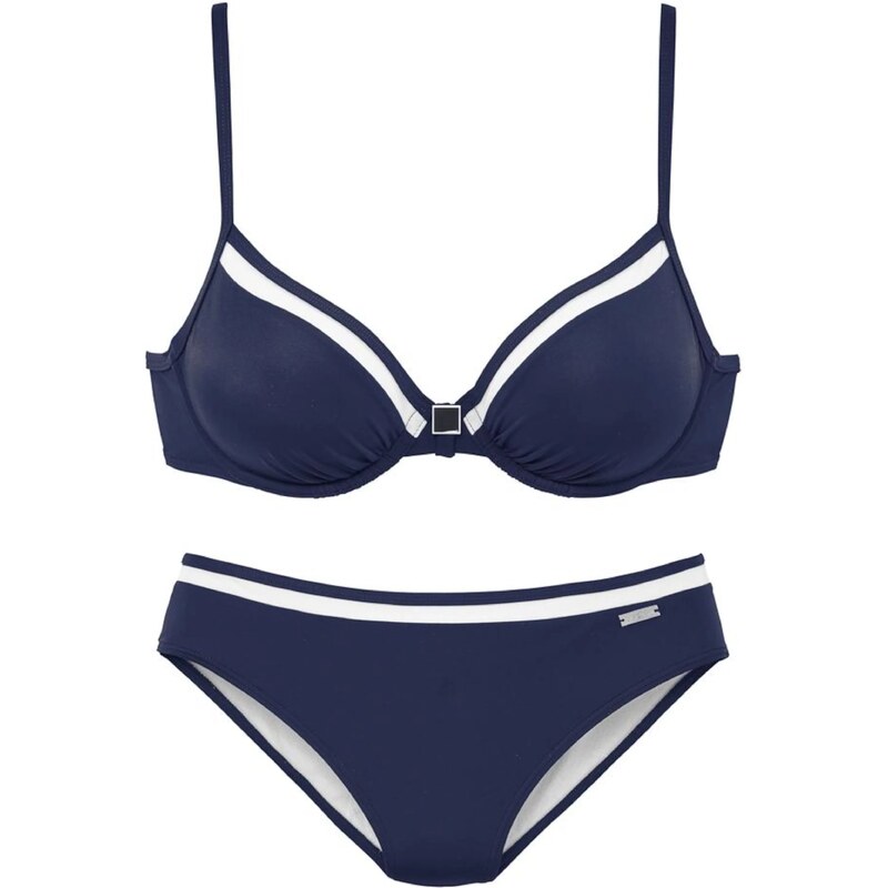 LASCANA Bikiny námornícka modrá / biela 54220992