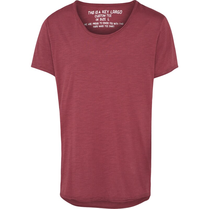 Key Largo Tričko vínovo červená 51511462