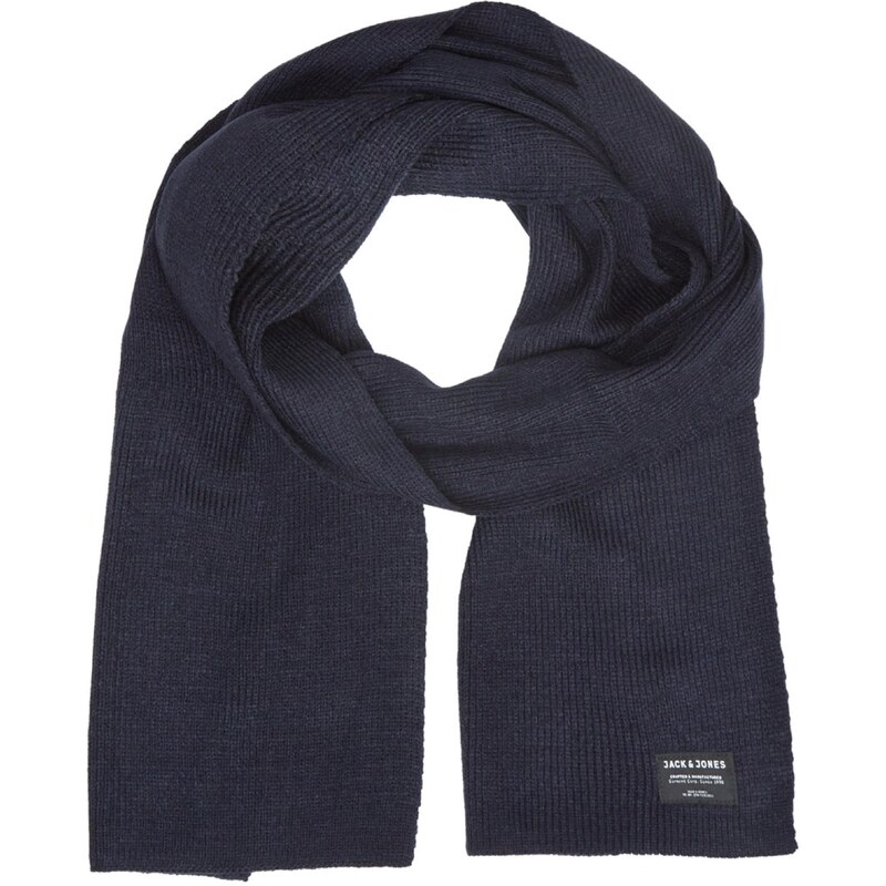 JACK & JONES Šál JACDna námornícka modrá / biela 35082302