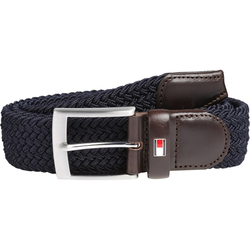 TOMMY HILFIGER Opasky New Adan tmavomodrá / tmavohnedá 14686789