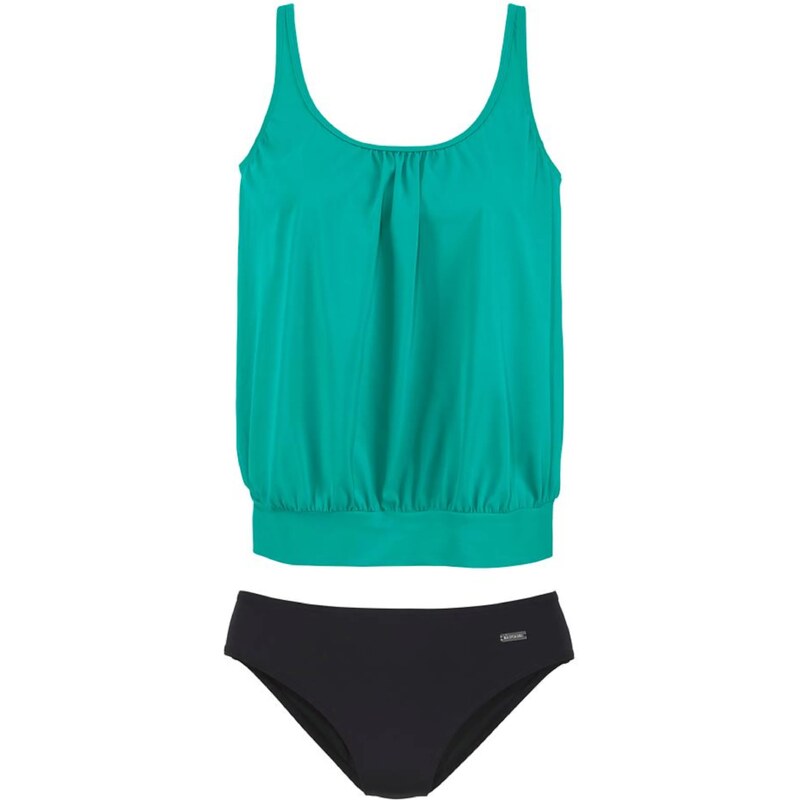 LASCANA Tankiny nefritová / čierna 56433232