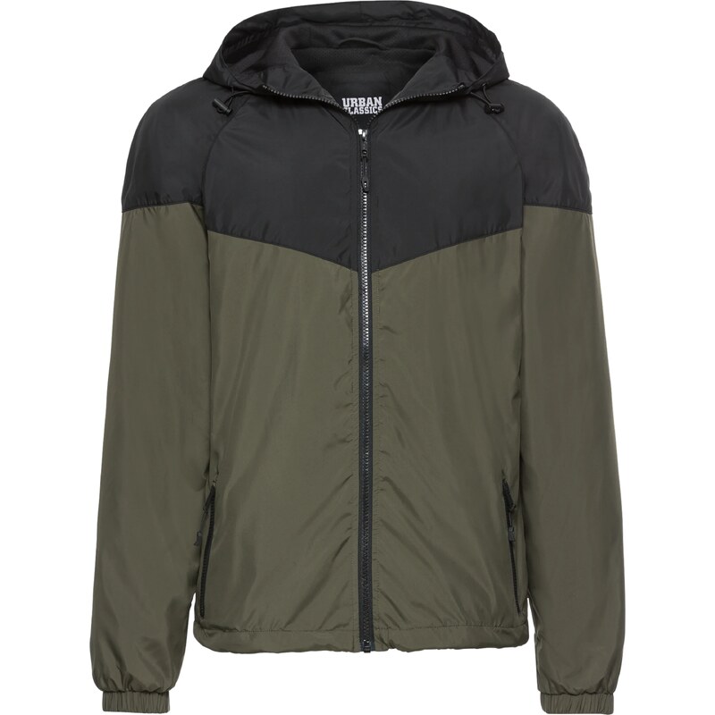 Urban Classics Prechodná bunda olivová / čierna 13357319