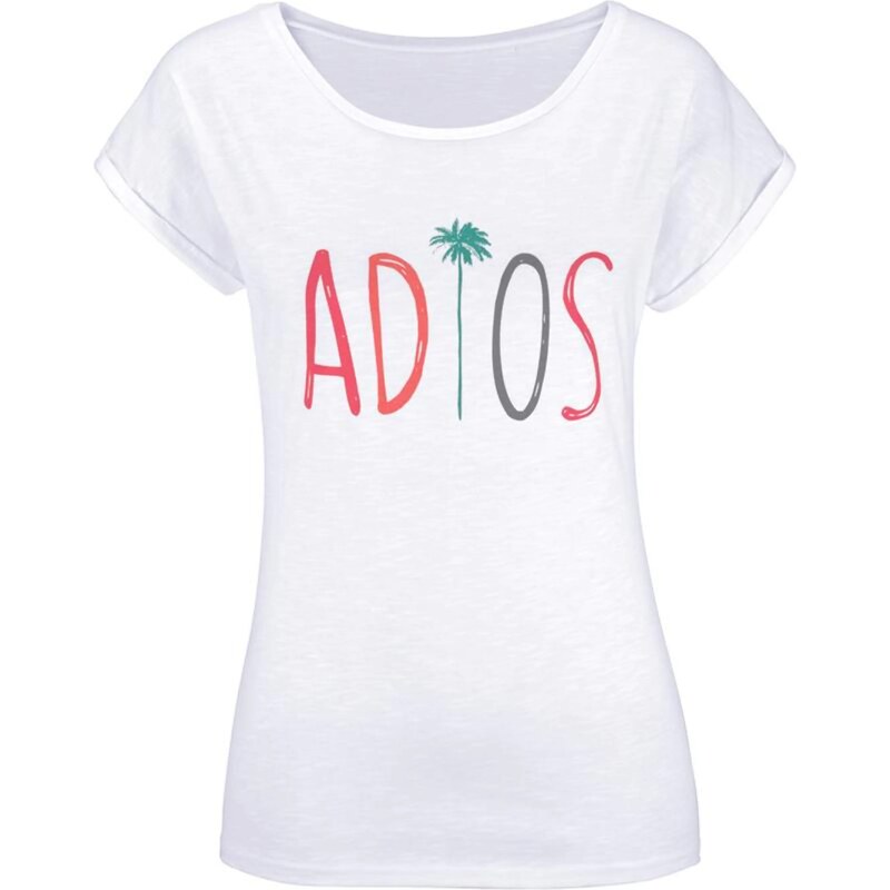 BEACH TIME Tričko zmiešané farby / biela 44874276