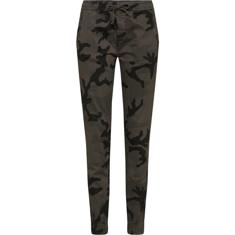 Urban Classics Nohavice tmavošedá / olivová / čierna 14005157