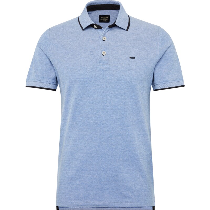 JACK & JONES Tričko JJPaulos nebesky modrá / čierna 12646408