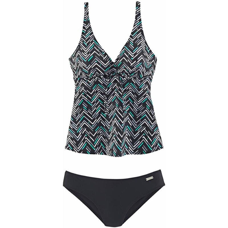 LASCANA Tankiny čierna / biela 54225771