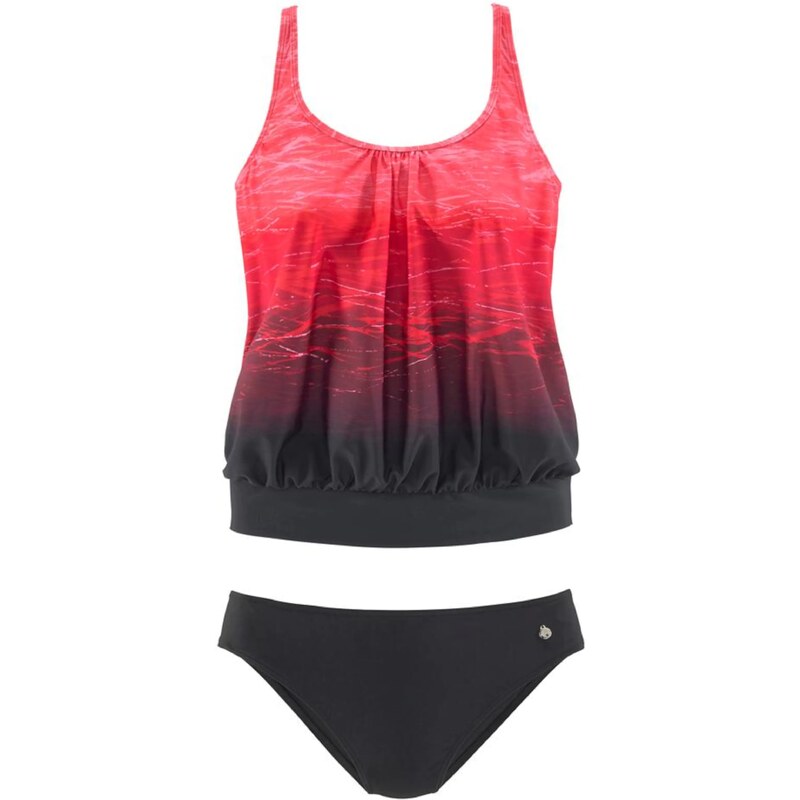 LASCANA Tankiny červená / čierna 30583845