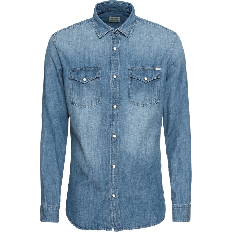 JACK & JONES Košeľa Sheridan modrá denim 12646947