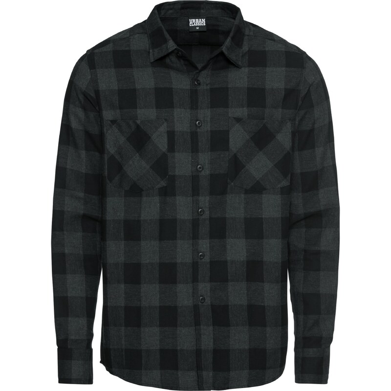 Urban Classics Košeľa antracitová / čierna 14687292