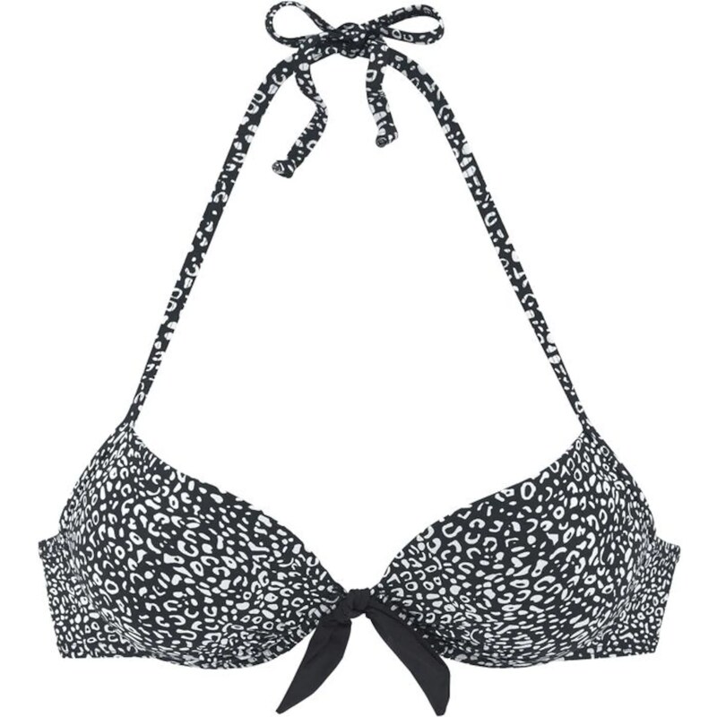 LASCANA Bikinový top Leo čierna 63198395