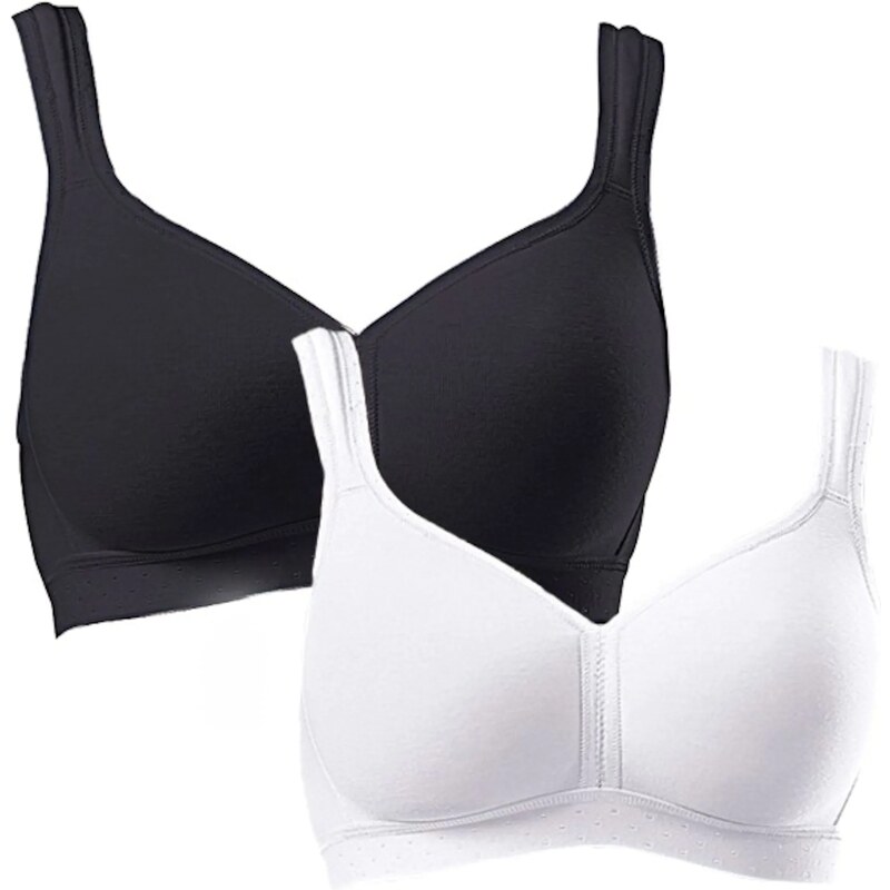 PETITE FLEUR Podprsenka čierna / biela 62729516