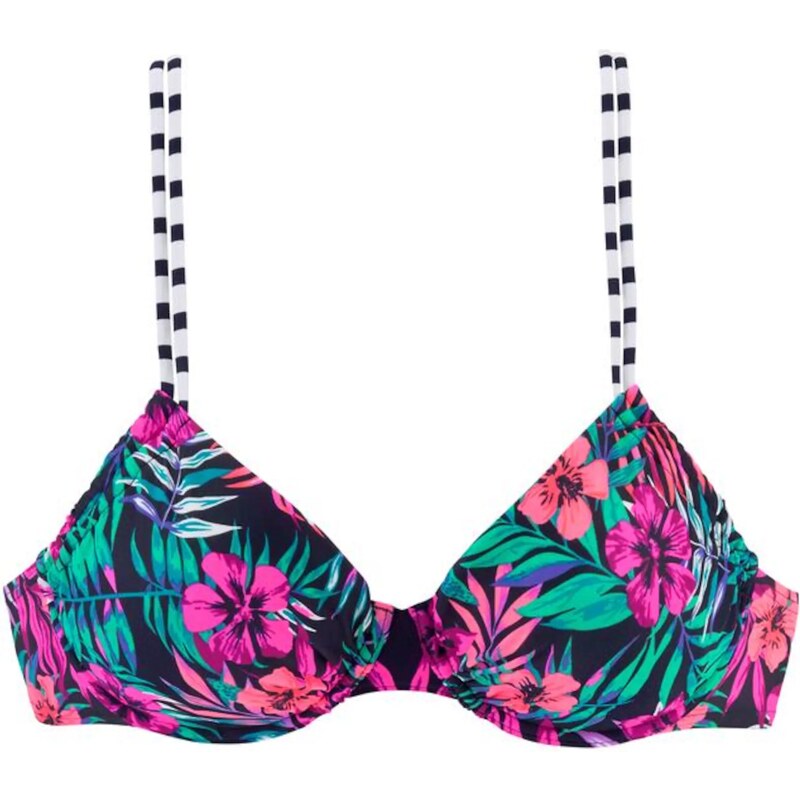 VENICE BEACH Bikinový top Summer námornícka modrá / ružová 23997788