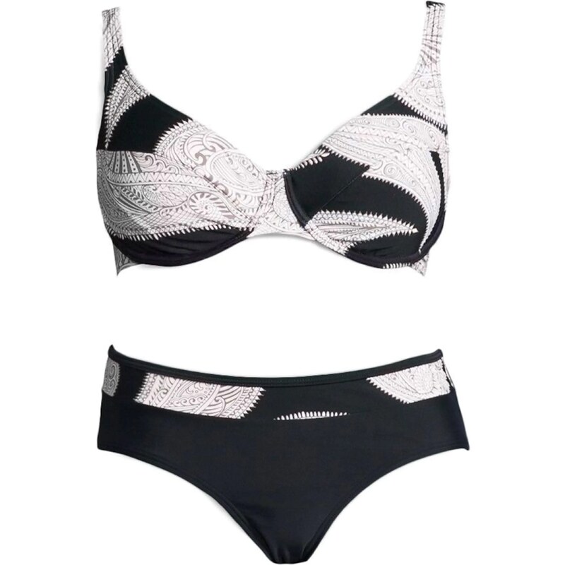 LASCANA Bikiny čierna / biela 54222435